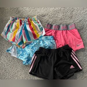 Girls athletic shorts size smalll